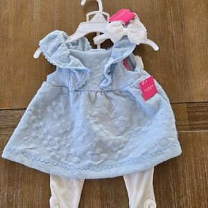 Isaac Mizrahi Light Blue Baby Outfit